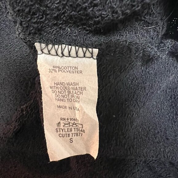 Know One Cares Cropped Sweater S Whimsigoth Embroidered Red Roses Distressed - Picture 10 of 10